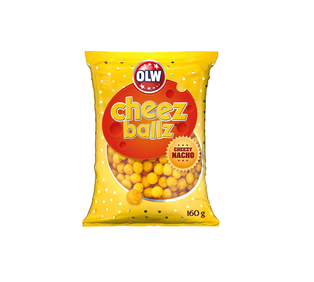 OLW Bags: Cheez Ballz - 160g x 18 Stk