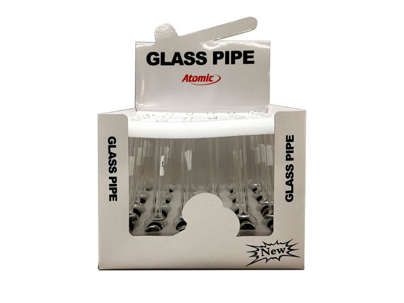 Atomic Glass Pipe Silver - 24 Stk