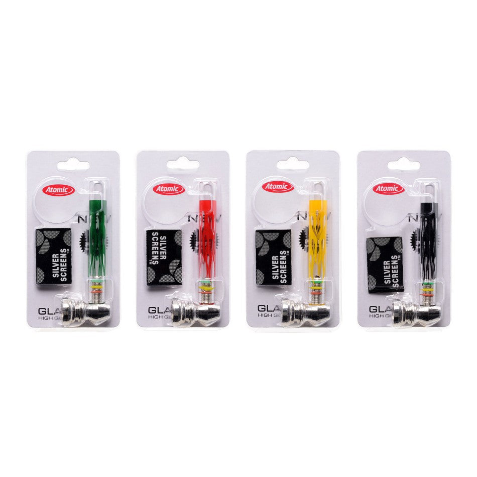 Atomic Stand Glass Pipe + 5-Screen - 24 Stk