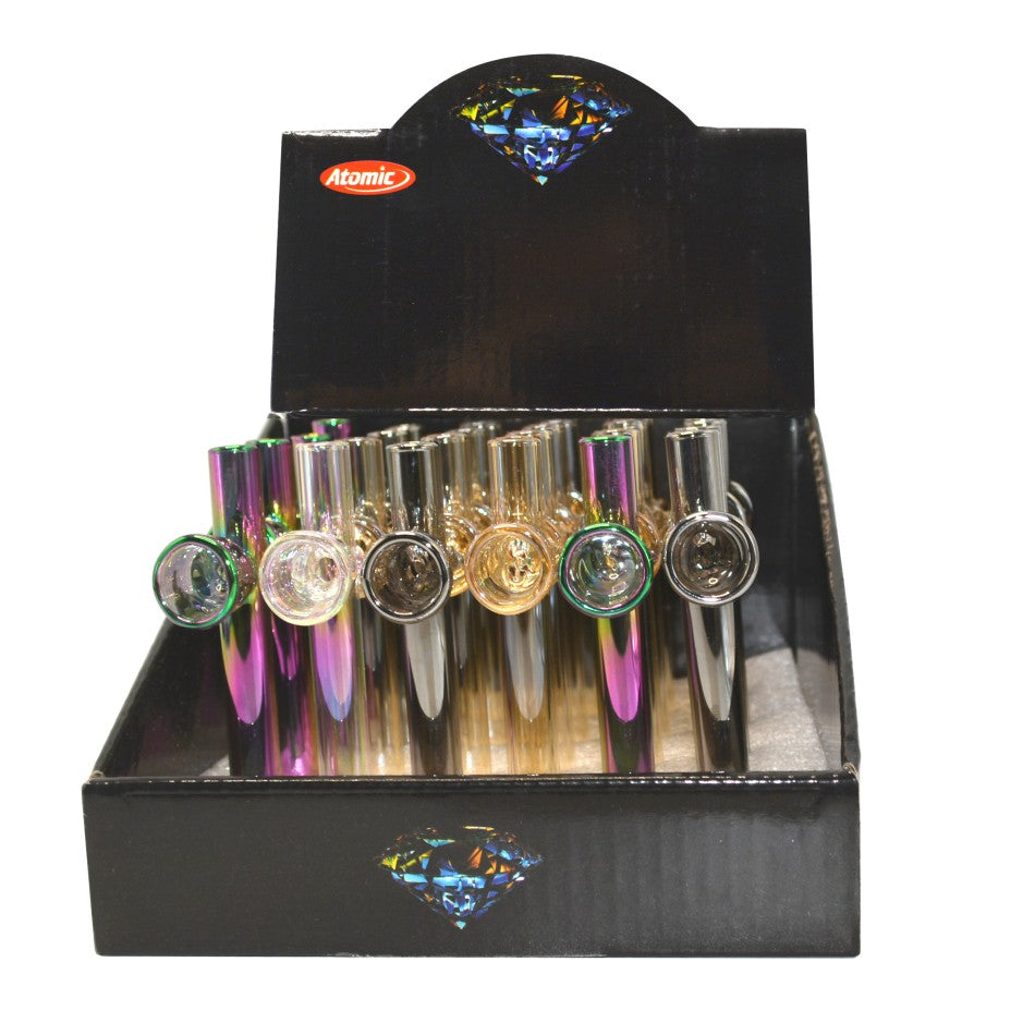 Atomic Diamond Glass Pipe 90mm x 24 Stk