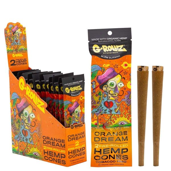 G-Rollz Blunt Cones Orange - 2 x 12 Stk