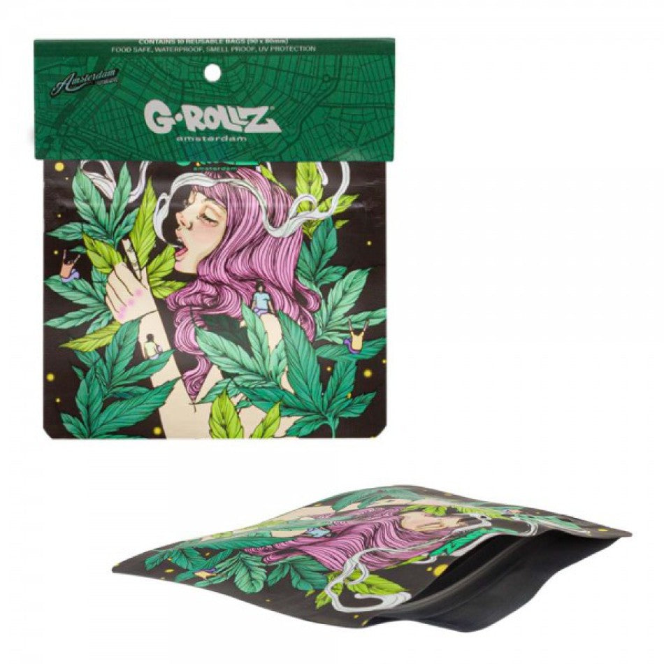 G-Rollz Amsterdam Vibes Bag 90 x 80mm - 10 Stk