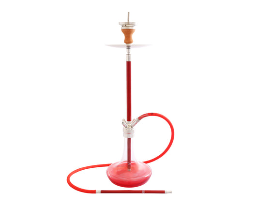 Hookah: Al-Mani CarbonoX Silver/Blue/Red/Green - 840mm