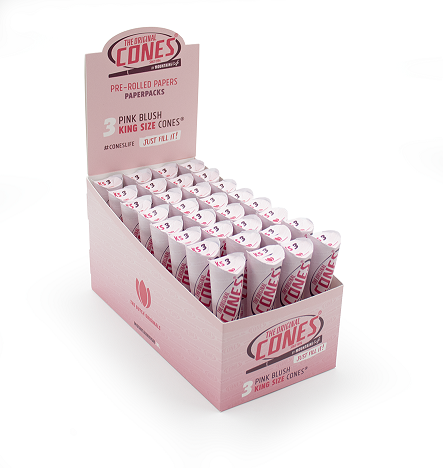 Cones Pink Blush KS 3pack 32Stk