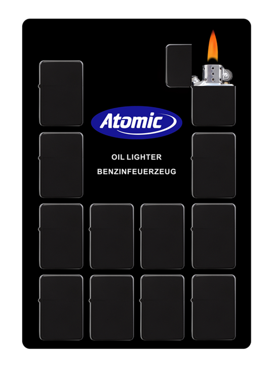 Bensintändare "Black Matte" 12Stk