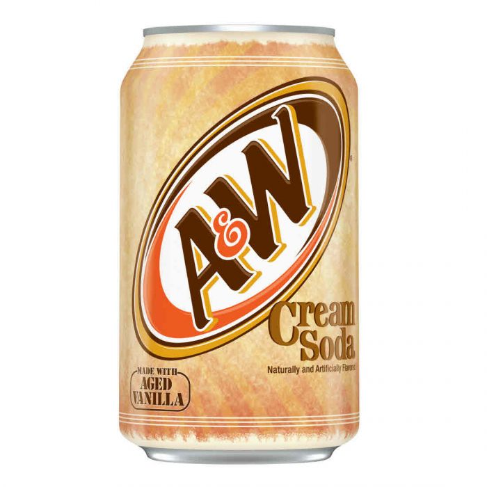 A&W Cream Soda 12oz (355ml x 24stk)