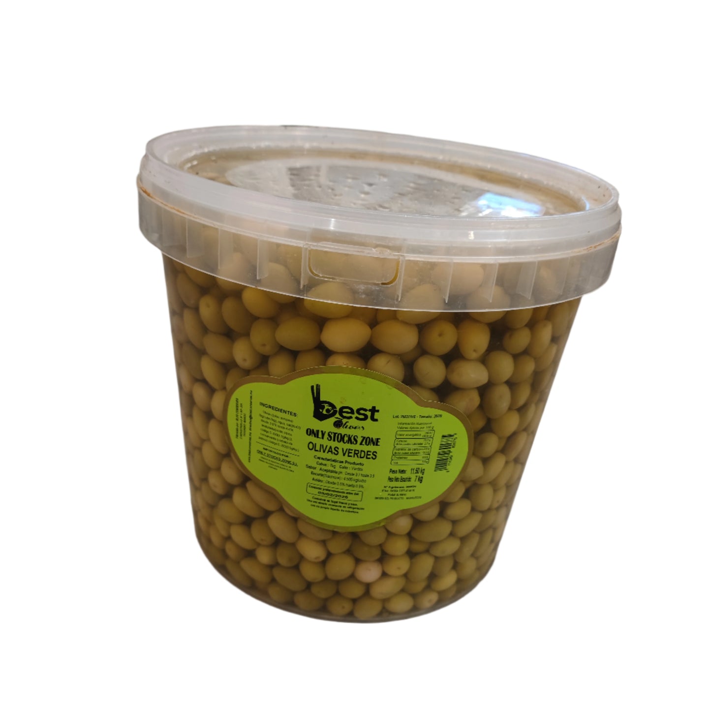 Beladi Bucket: Green Olives - 7kg x 1 Stk