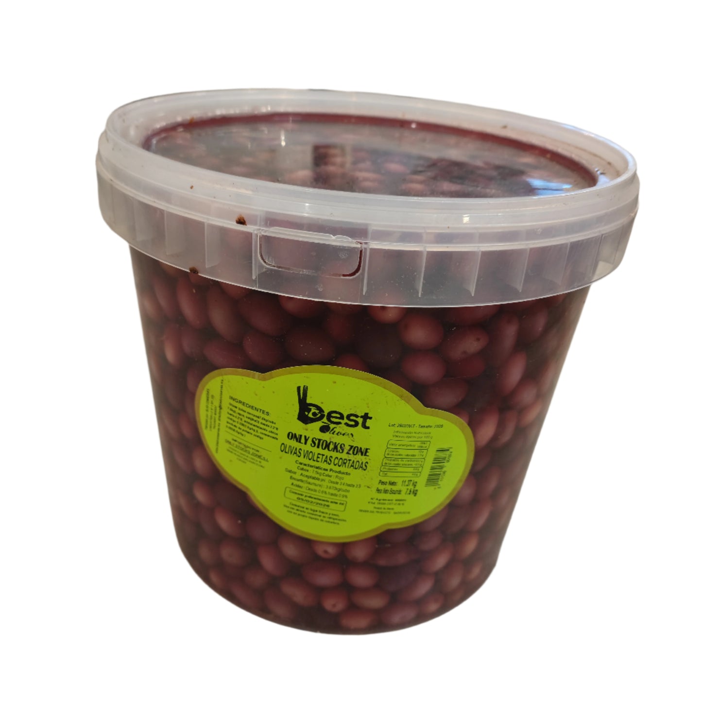 Beladi Bucket: Fiolett Olives - 7.5 kg x 1 Stk