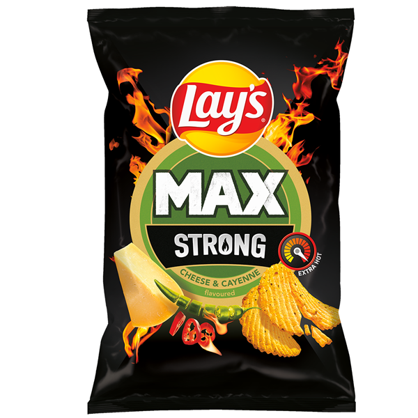 Lay's STRONG Cheese&Cayenne 120g x 24stk