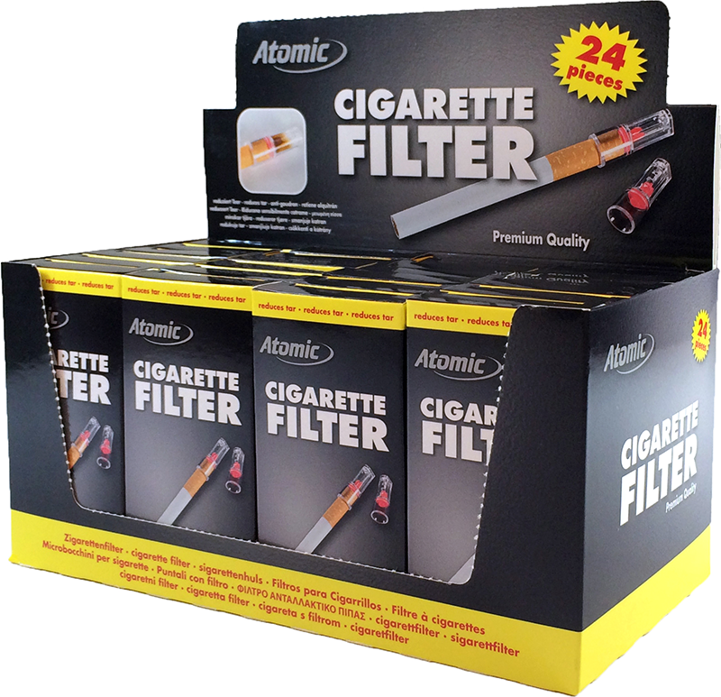 Filter Atomic Cigarettfilter 24st 24Stk
