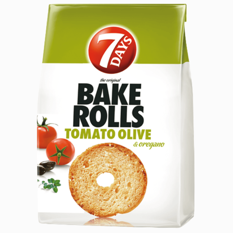 7 DAYS BAKE ROLLS TOMATO OLIVE&OREGANO 150G x 10stk