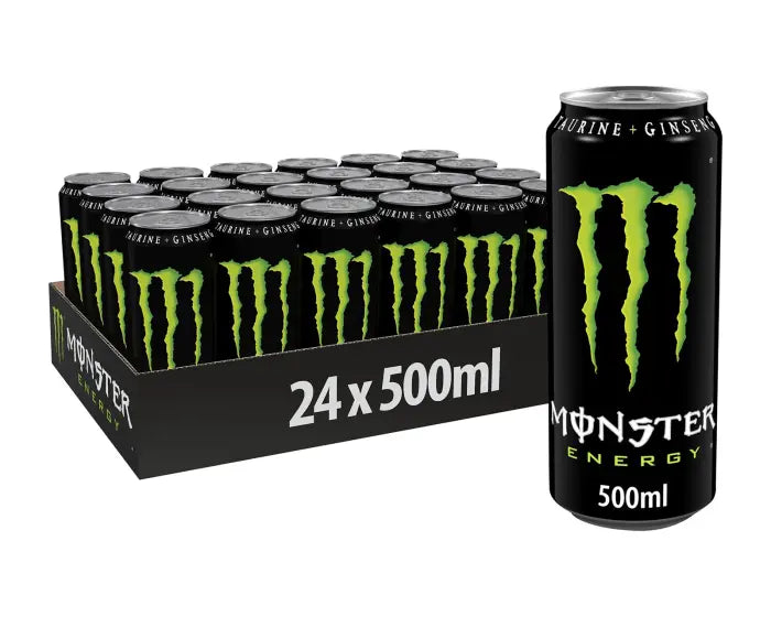 MONSTER ENERGY DRINK 500ML x 24stk