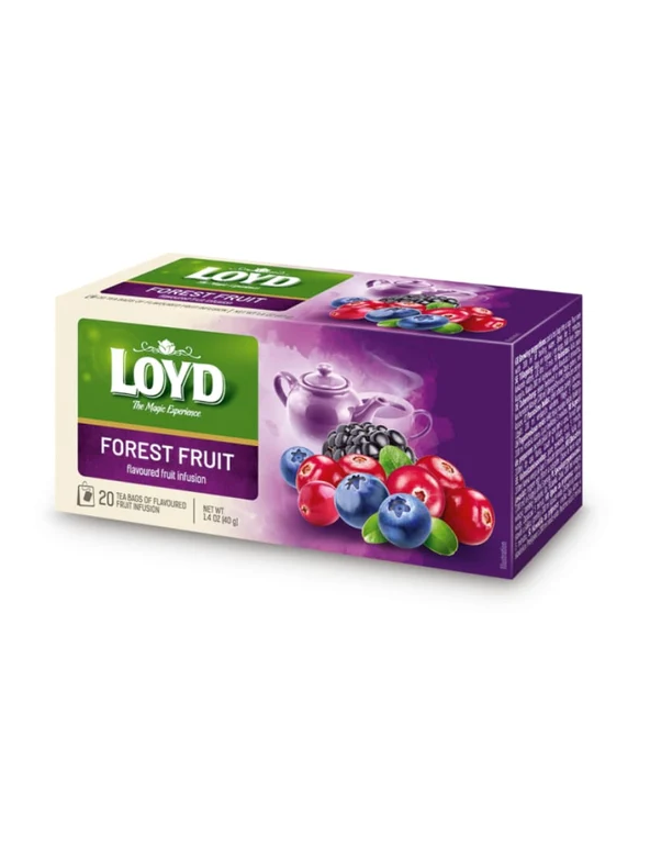 Mokate Loyd Flavoured Fruit Infusion FOREST FRUIT - 20BAGS X 14 STK