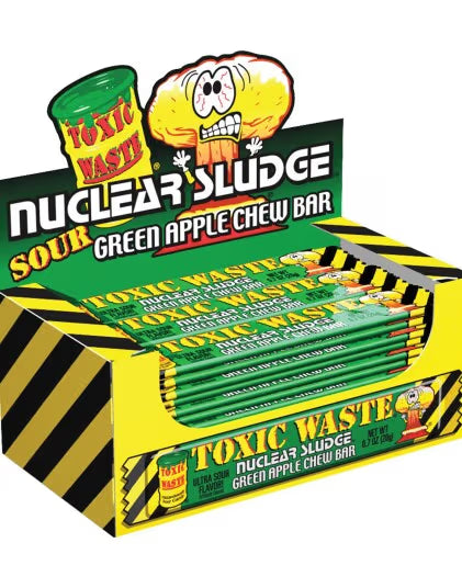 Toxic Waste Nuclear Sludge Chew Bar Sour Apple - 50stk