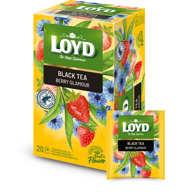 Mokate Loyd Black Tea BERRY GLAMOUR 20X1,7G X 8 STK
