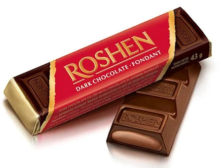 CHOCOLATE BAR ROSHEN WITH FONDANT CHOC 43g x 30stk