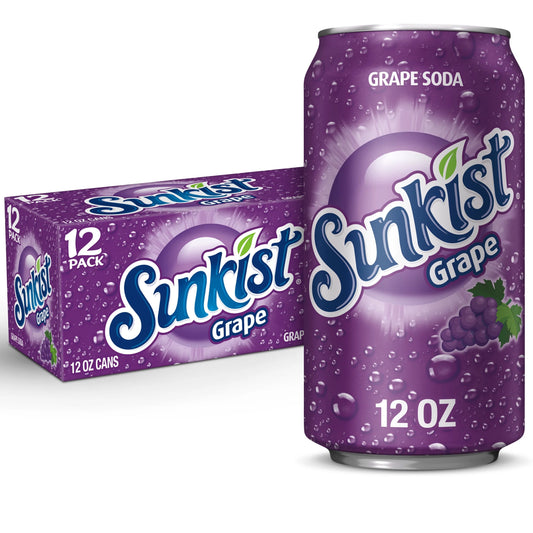 Sunkist BOX: Grape - 355ml x 12 Stk