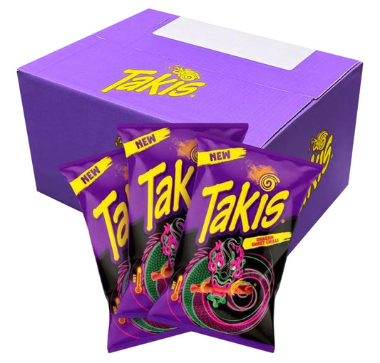 Takis Bags: Dragon Sweet Chilli - 80g x 18 Stk