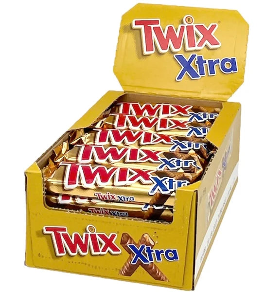 TWIX BAR CARAMEL&MILK CHOCOLATE (2 PIECES) 75G x 30stk