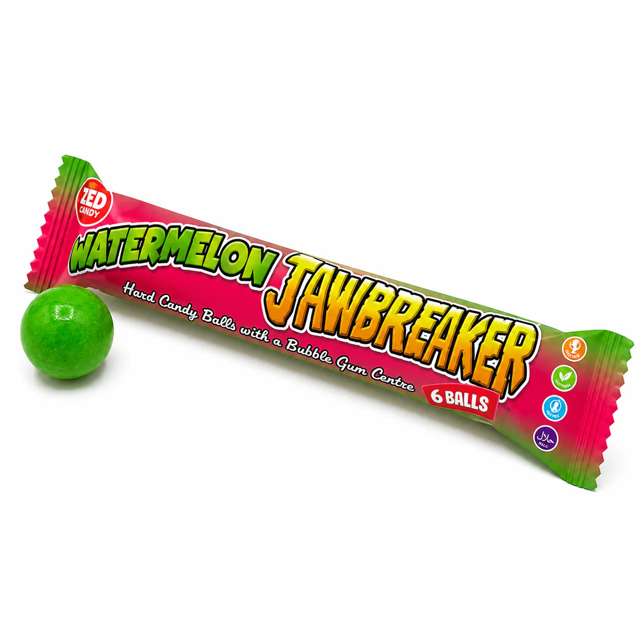 Zed Watermelon Jawbreaker 6pk 49.5g - 24stk