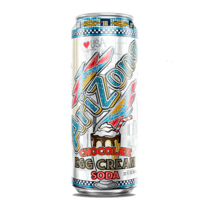 Arizona Chocolate Egg Cream Soda 22oz (650ml x 24stk)