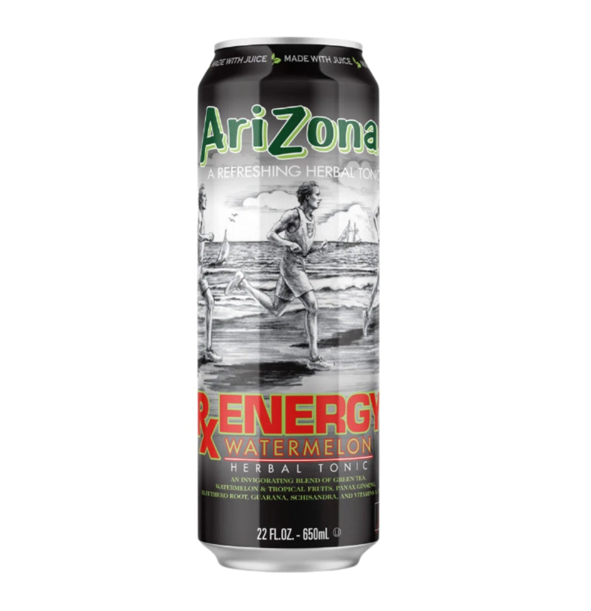 Arizona BOX: RX Energy Watermelon - 650ml x 24 Stk