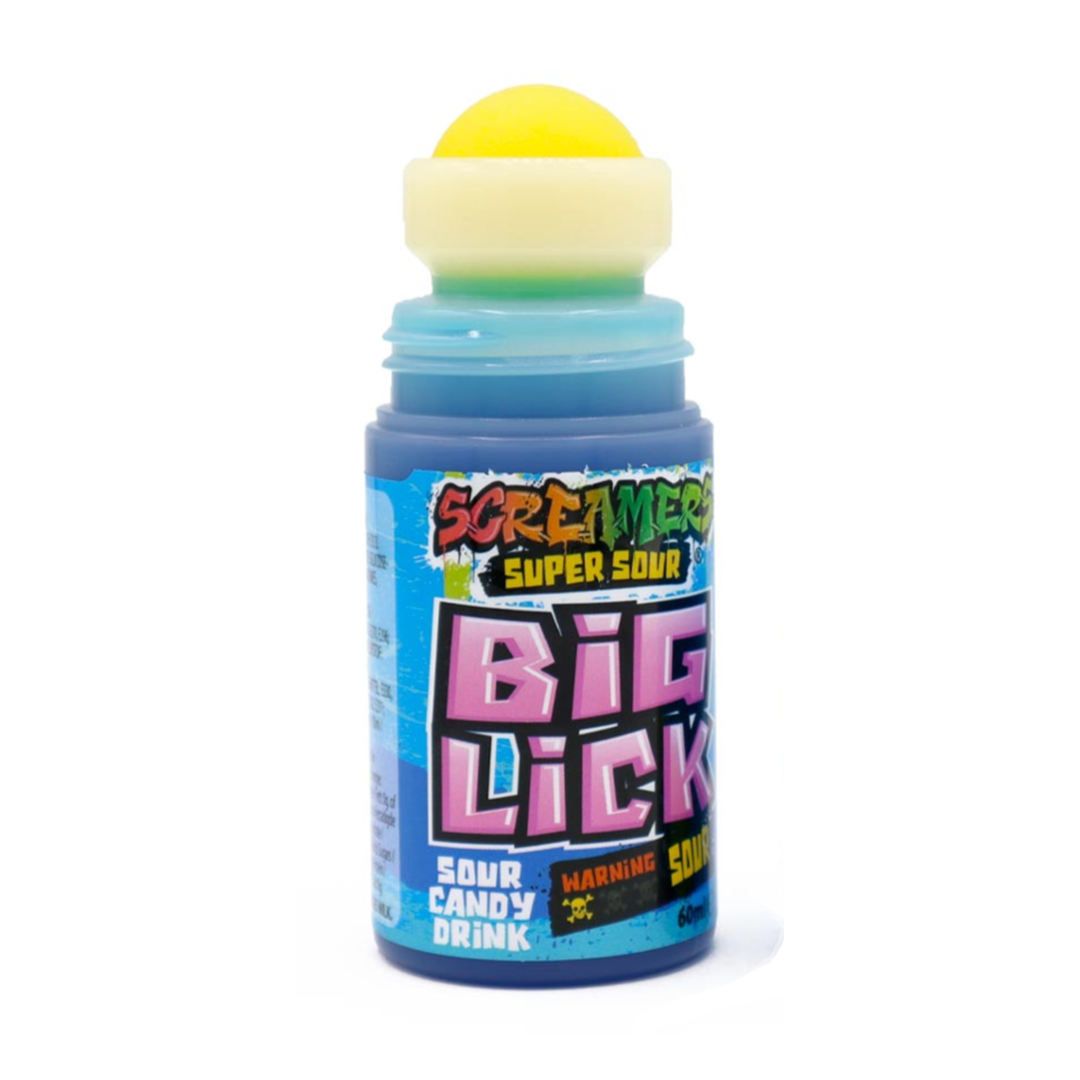 Zed Screamers Big Lick Blue Razz 76.8g - 12stk