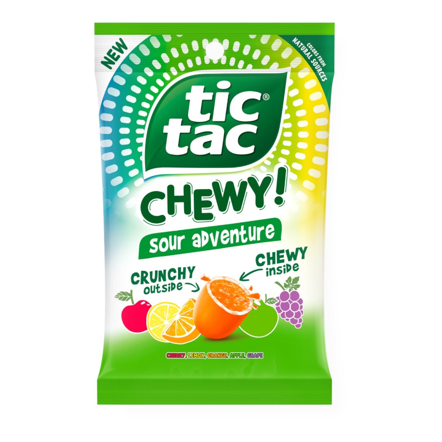 Tic Tac Bags: Sour Adventure - 80g x 12 Stk