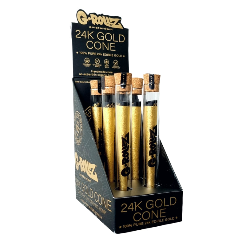G-Rollz Golden Cone (24k Gold) 109mm-6 STK