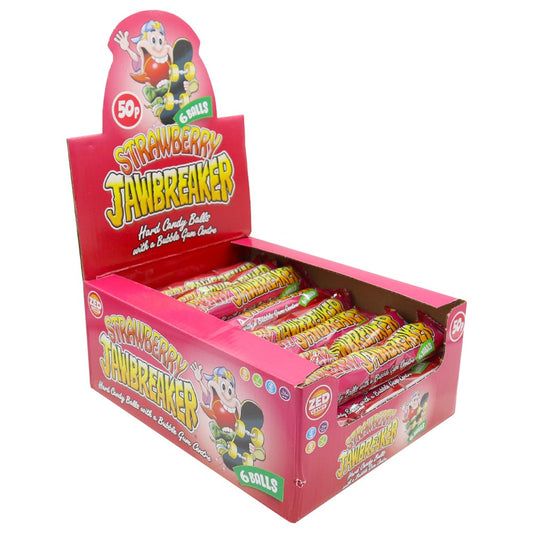 Zed Strawberry Jawbreaker 6pk 49.5g - 24stk