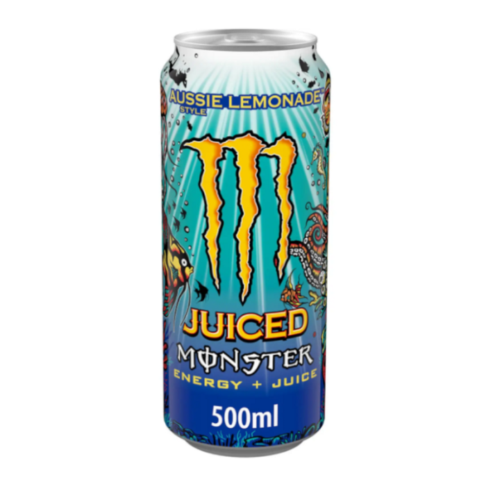 Monster Juiced Aussie Lemonade 500ml (EU) - 12stk