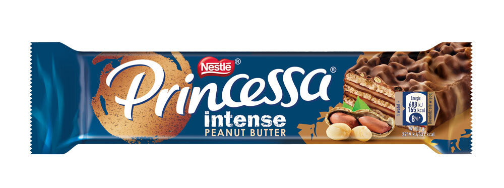 NESTLE PRINCESSA INTENSE PEANUT BUTTER WAFER BAR 31G x 30stk