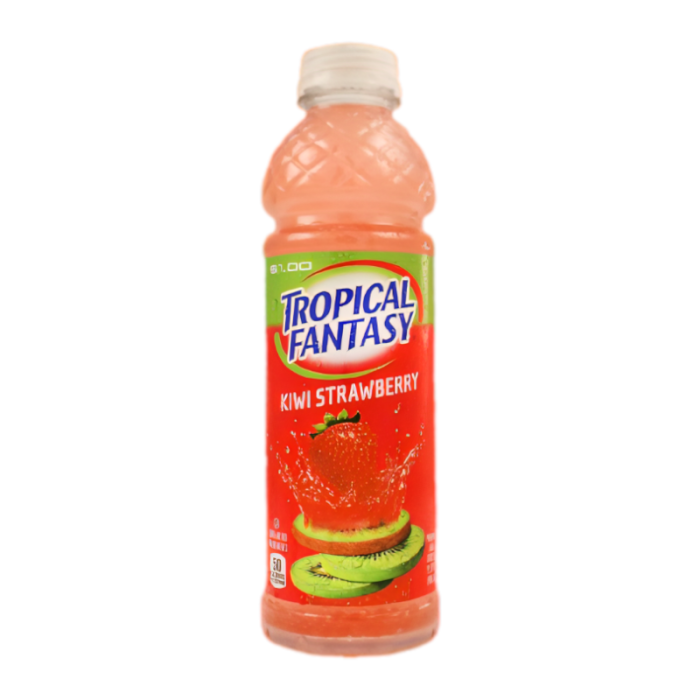Tropical Fantasy - Premium Juice Cocktail - Kiwi Strawberry 20fl.oz (591ml) - 24stk