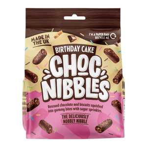 Sweet Dreams Birthday Cake Choc Nibbles 135g - 12stk