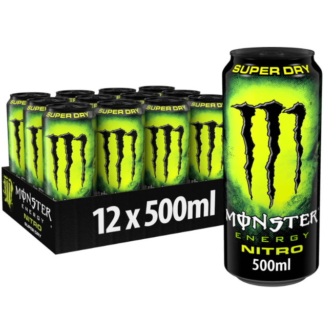 MONSTER ENERGY DRINK NITRO 500ML x 12stk