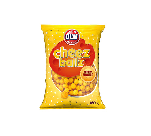 OLW Bags: Cheez Ballz - 160g x 18 Stk