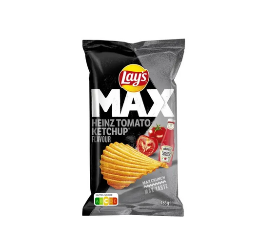 Lay's MAX Bags: Heinz Ketchup - 185g x 22 Stk