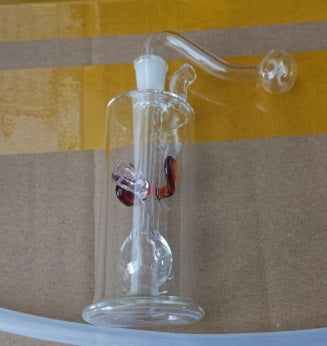Glasvattenpipa 12cm ink arm/slang