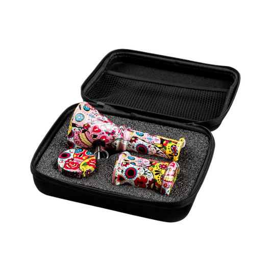 Dreamliner Zipp Wallet Bong Set Skull