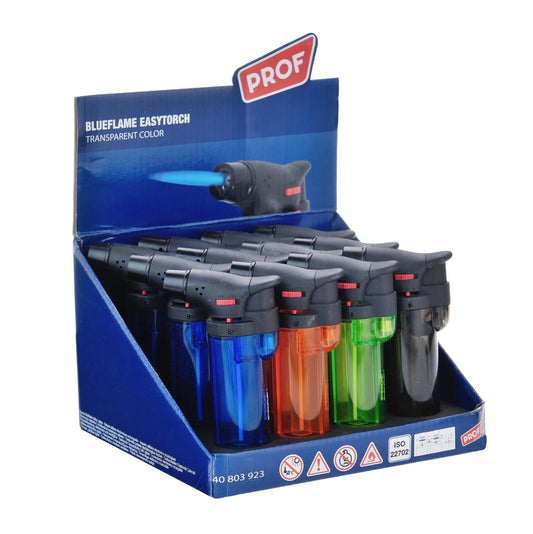 Prof Lighter Gun Transparent Color - 12 Stk