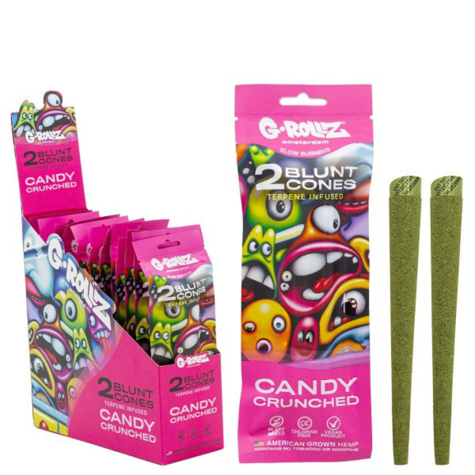 G-Rollz Blunt Cones Candy Crunched 2 x 12 Stk