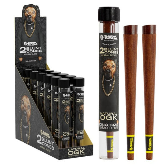 G-Rollz KS Blunt Cones Natural - 2 x 12 Stk