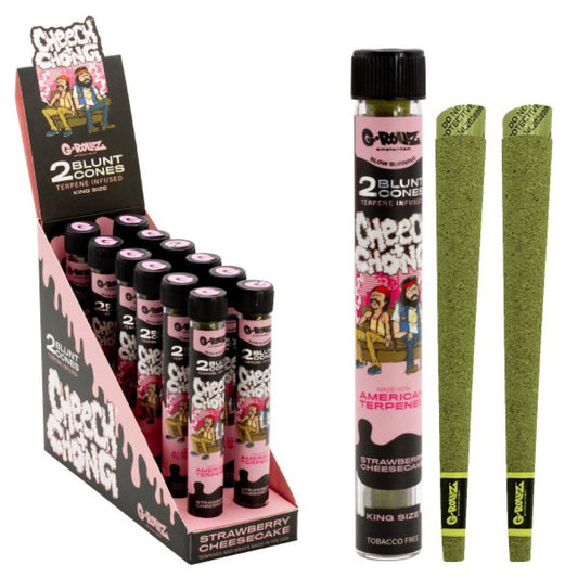 G-Rollz KS Blunt Cones Strawberry Chees Cake - 2 x 12 Stk