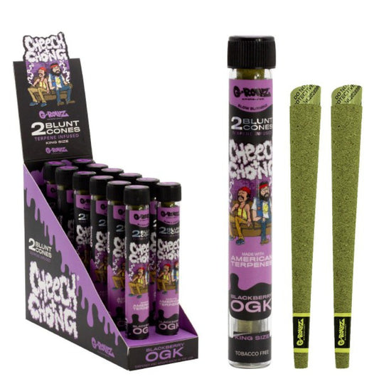 G-Rollz KS Blunt Cones Blacberry - 2 x 12 Stk