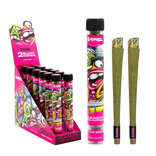 G-Rollz KS Blunt Cones Candy Crushed - 2 x 12 Stk