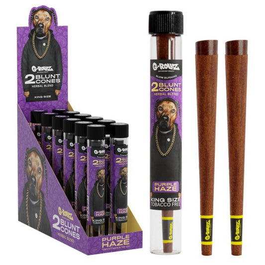 G-Rollz KS Blunt Cones Purple Haze - 2 x 12 Stk