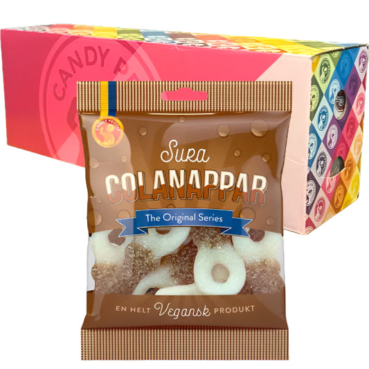 S-Märken Bags: Sura Colanappar - 80g x 18 Stk
