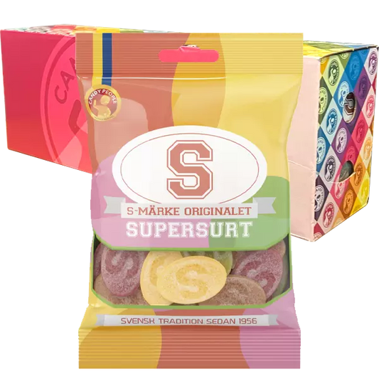 S-Märken Bags: Supersurt - 80g x 18 Stk
