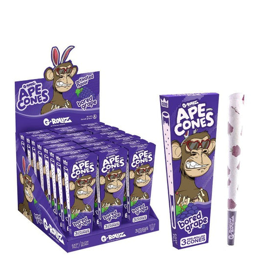 G-Rollz KS Cones Click-Activate Grape - 3 x 24 Stk