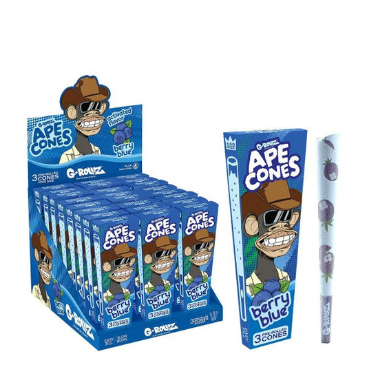G-Rollz KS Cones Click-Activate Blueberry - 3 x 24 Stk